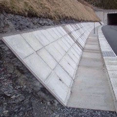 坡底保护块工程案例