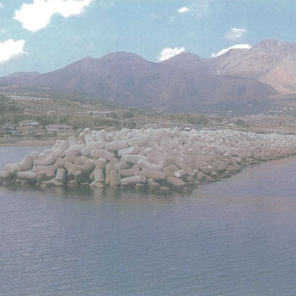 布津渔港海岸